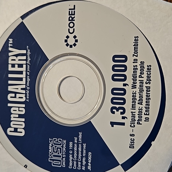 Corel Gallery Clip ART Win 95/98 Images Photos  New without box PC Cd-Rom - Picture 6 of 16